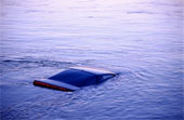 Flood Damaged Cars Totally Sunk