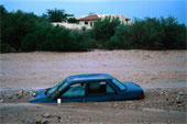 Flood Damaged Cars in Mud